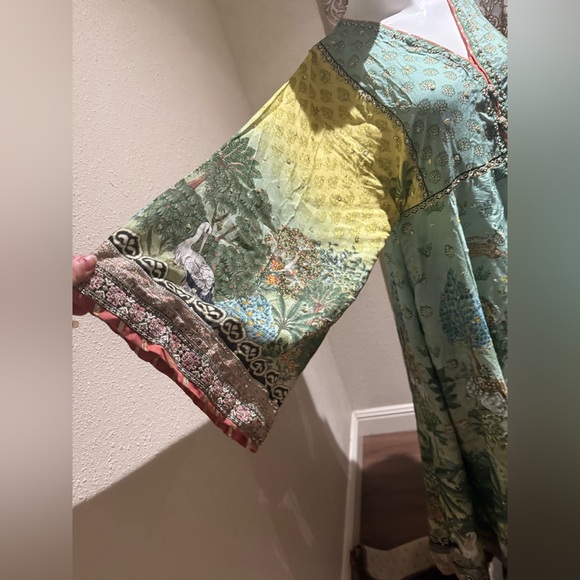 Floral Blue Maxi Dress - Picture 6 of 15